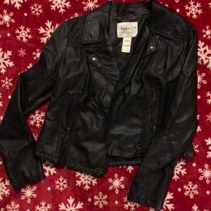 American rag girls leather jacket